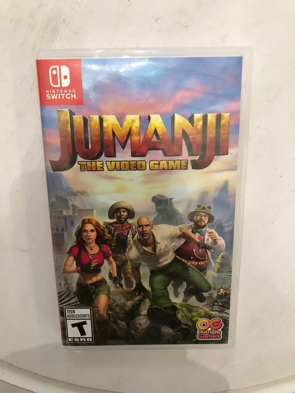 Jumanji: The Video Game Nintendo Switch Game and Case Tested and Works